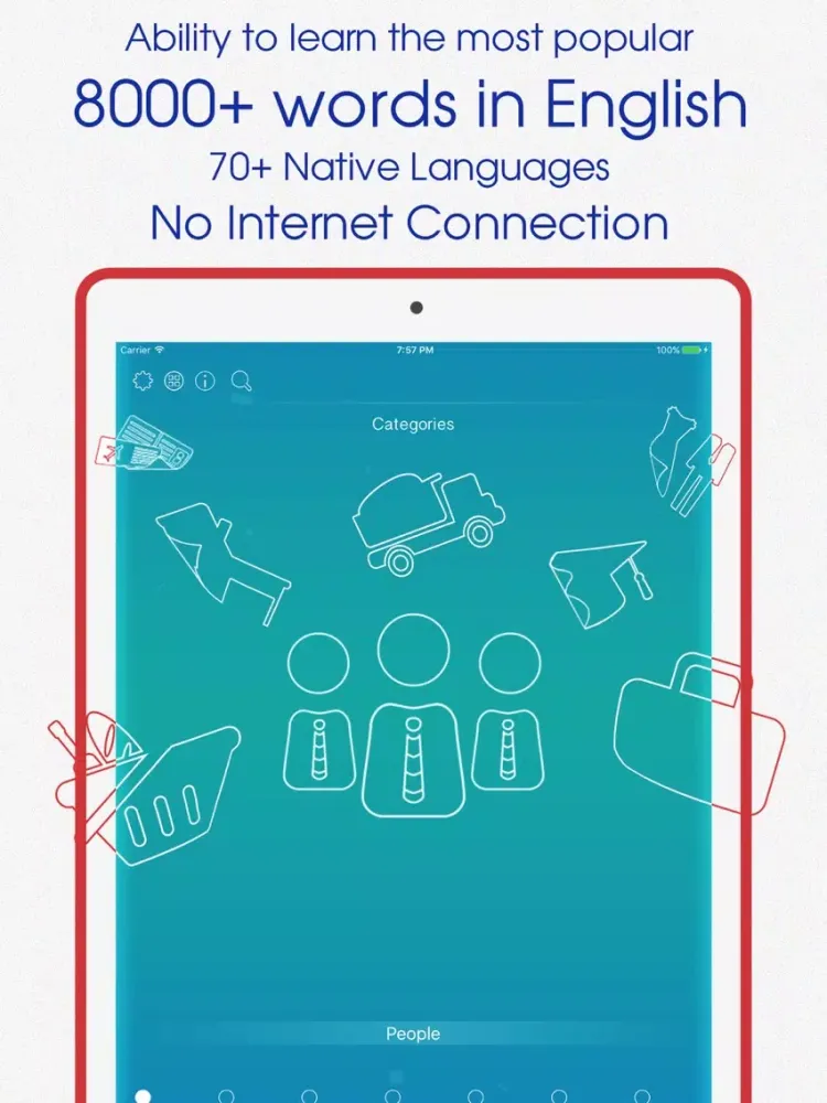 Ảnh chụp màn hình của Offline Learn Chinese language iPad 