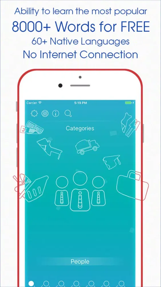 Offline Learn Italian language应用截图