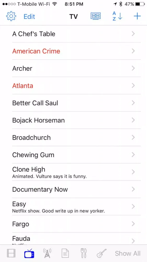 My Later List Screenshots