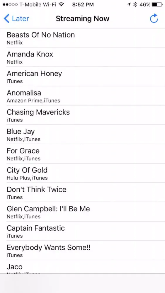 My Later List Screenshots