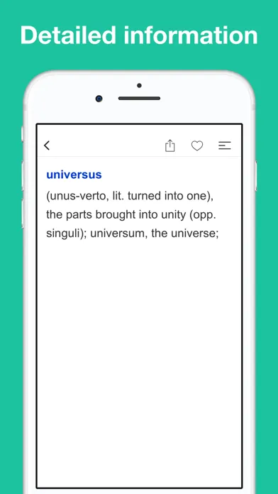 Screenshot di Latin synonym handbook