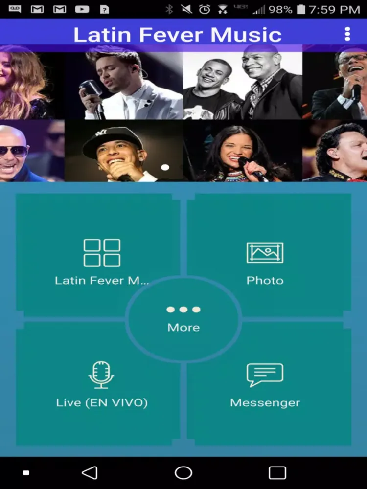 Screenshot di Latin Fever Music iPad 