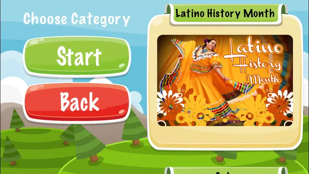 Tangkapan skrin Crazy Chrarades - Latino History Month Edition