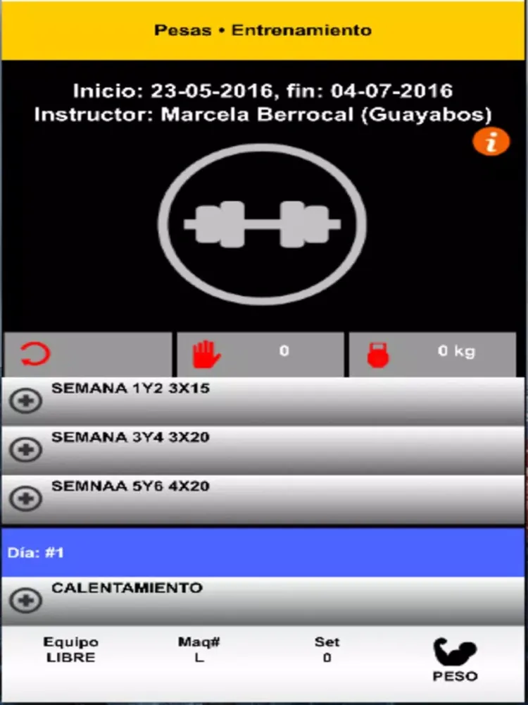 GoldsGym CR iPad  Screenshots