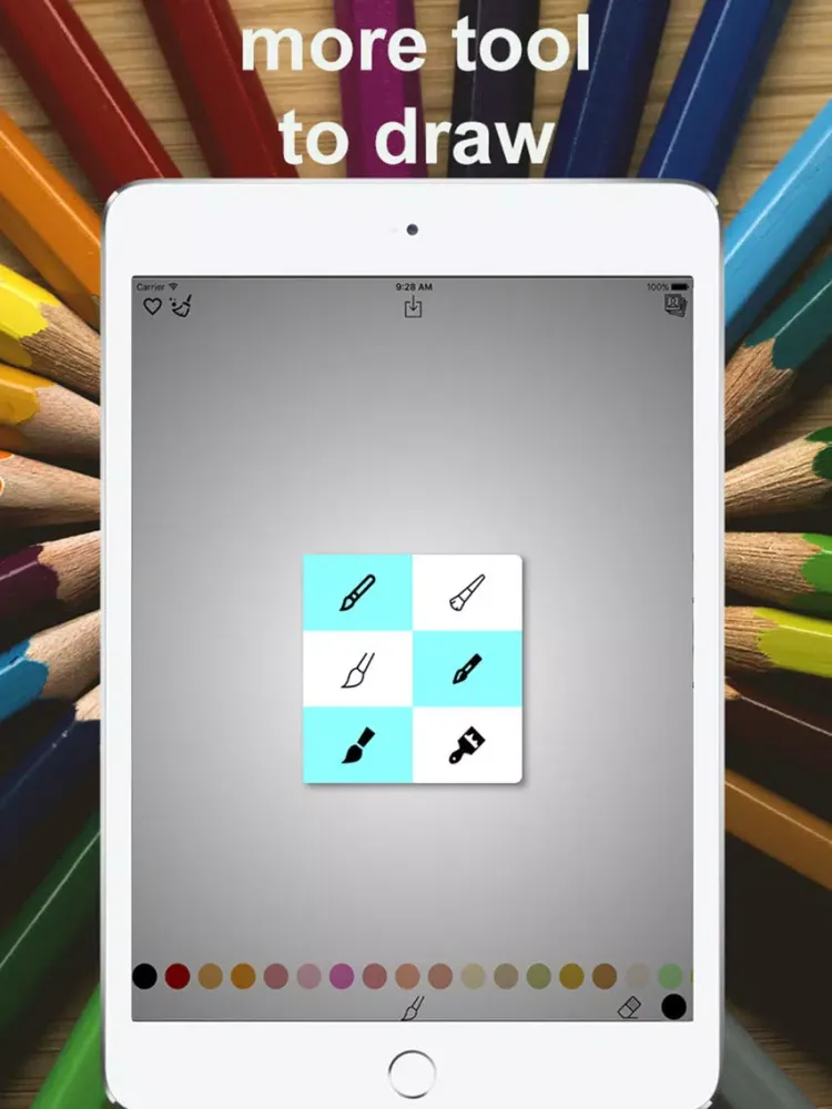 Drawing Desk - Draw, Paint, Doodle, Sketch iPad  سکرین شاٹس