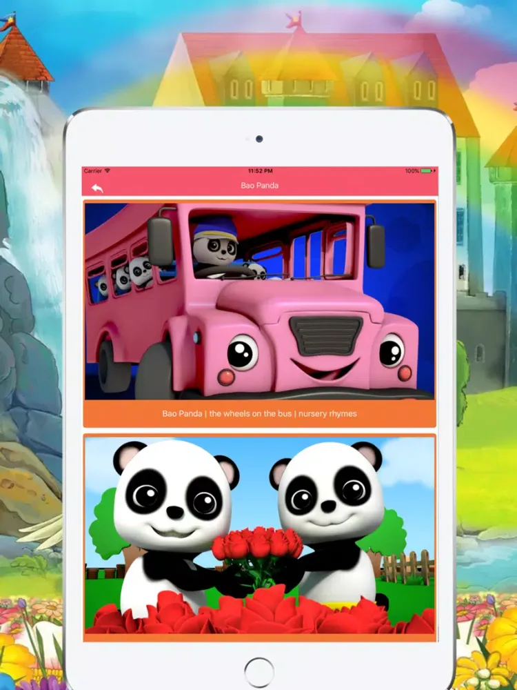 Kids Songs - Free Kids Music for YouTube Kids iPad  Screenshots