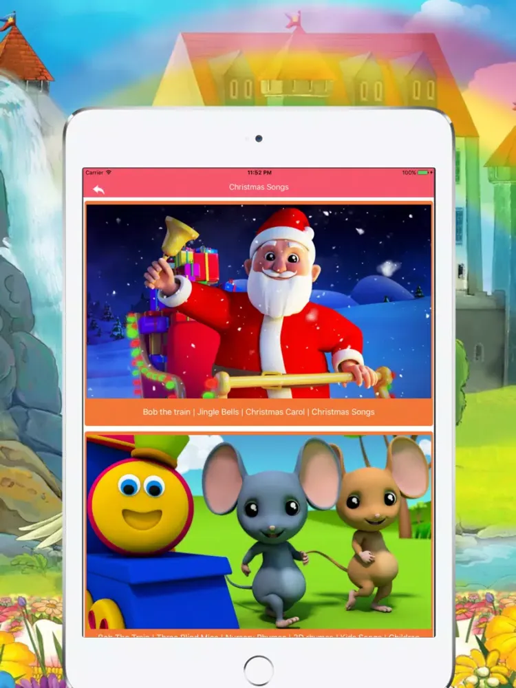 Kids Songs - Free Kids Music for YouTube Kids iPad  Screenshots