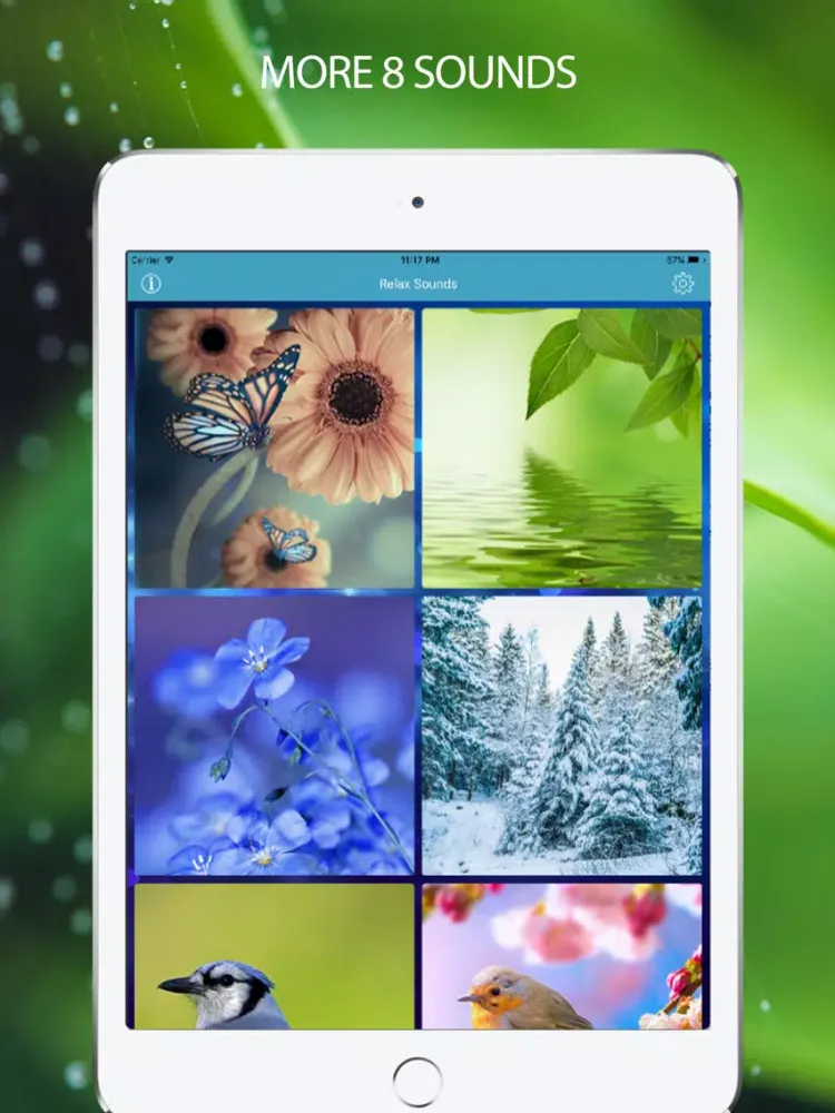 White Noise : Calm, stress reduction, relaxing. iPad  Ekran Görüntüleri