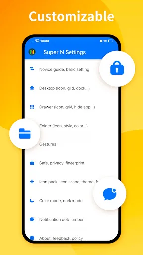 Super N Launcher -Super design Screenshots