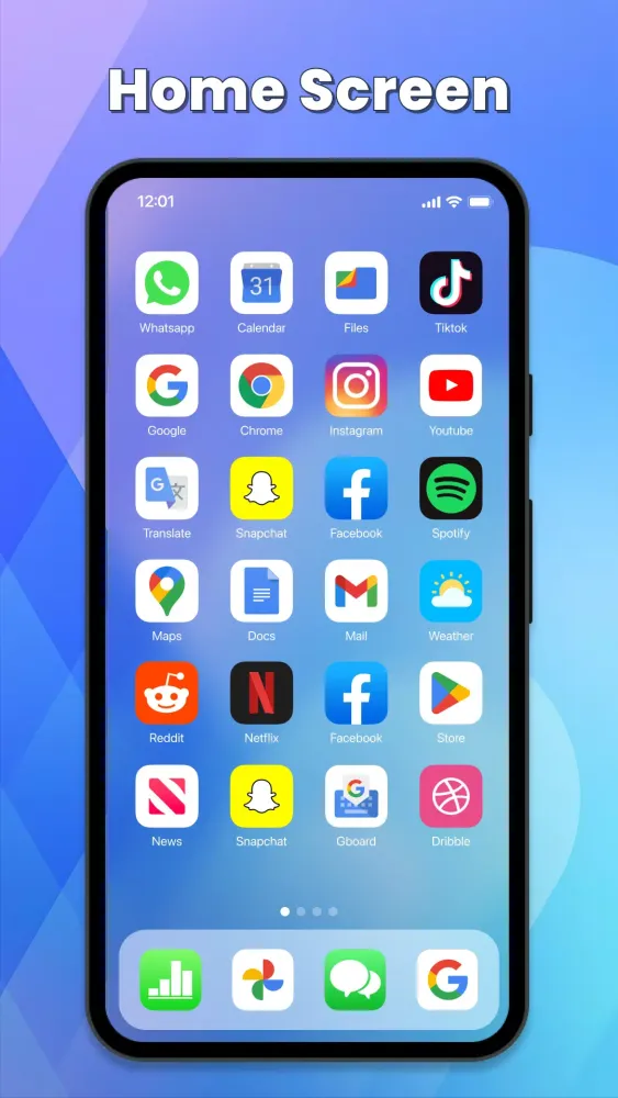 Zrzuty ekranu Launcher OS 2024