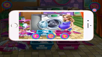 Capturas de pantalla de Laundry Mania: Daycare Activities Games For Girls