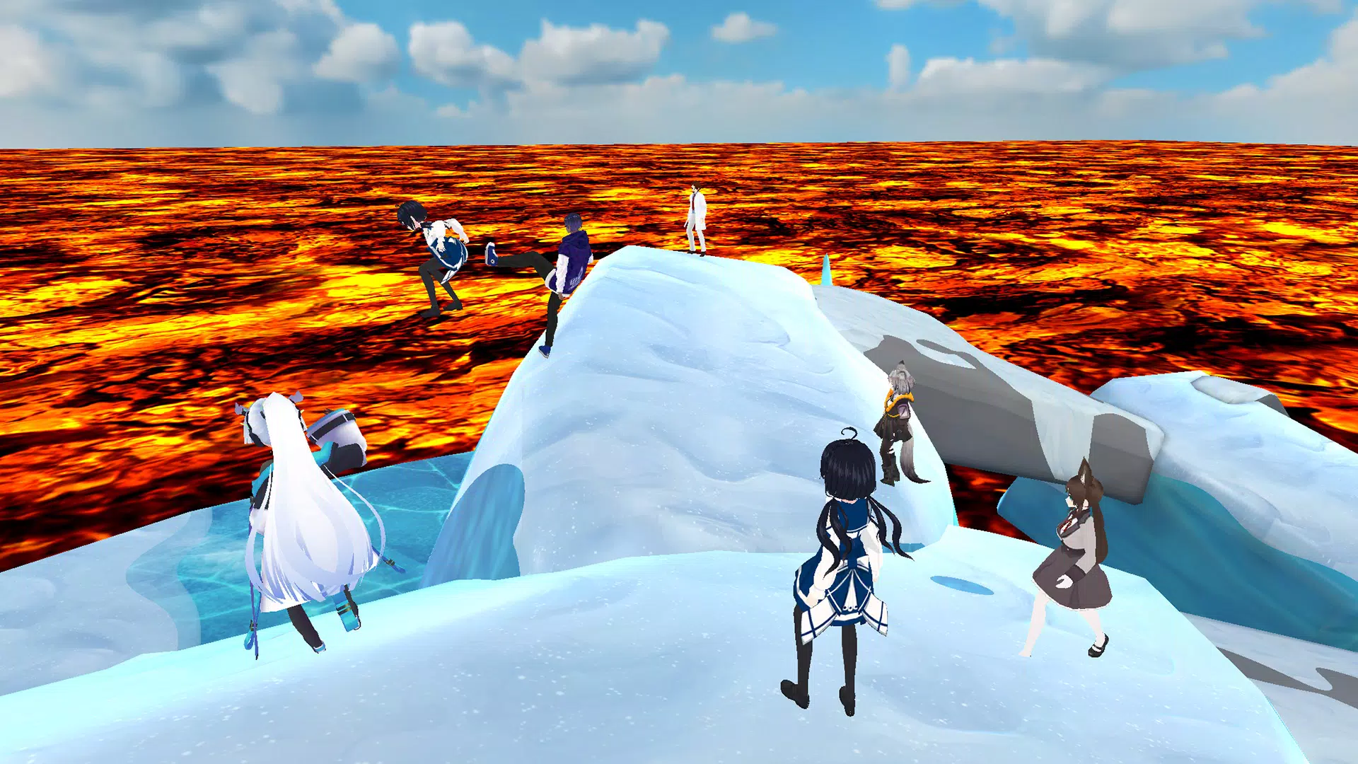 The floor is lava Screenshots
