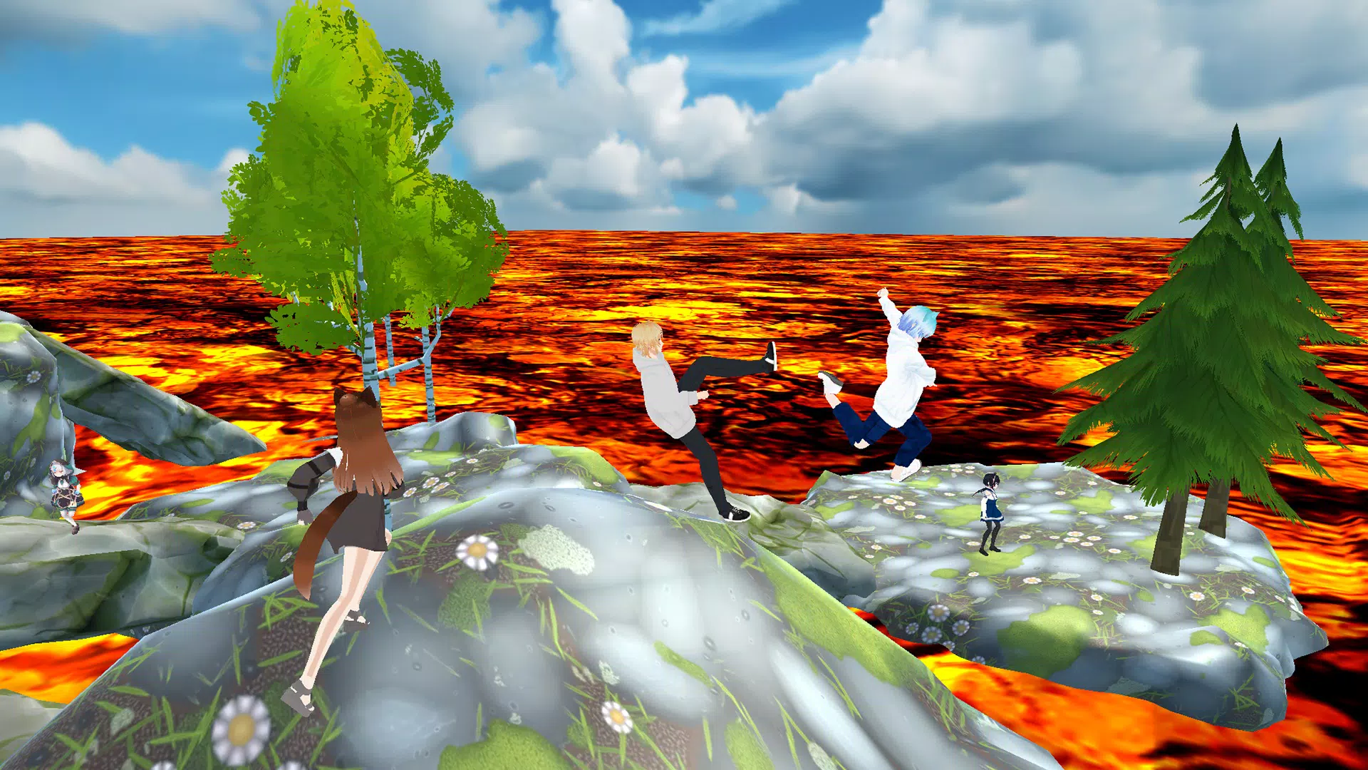 The floor is lava Screenshots