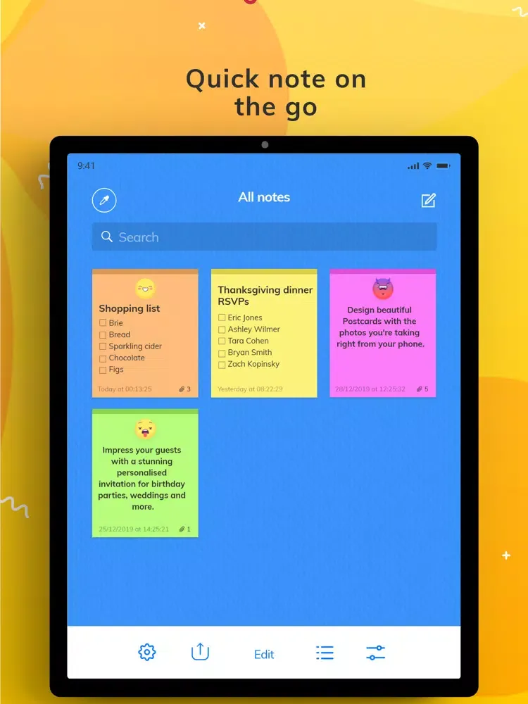 Color Note & Note App iPad 应用截图