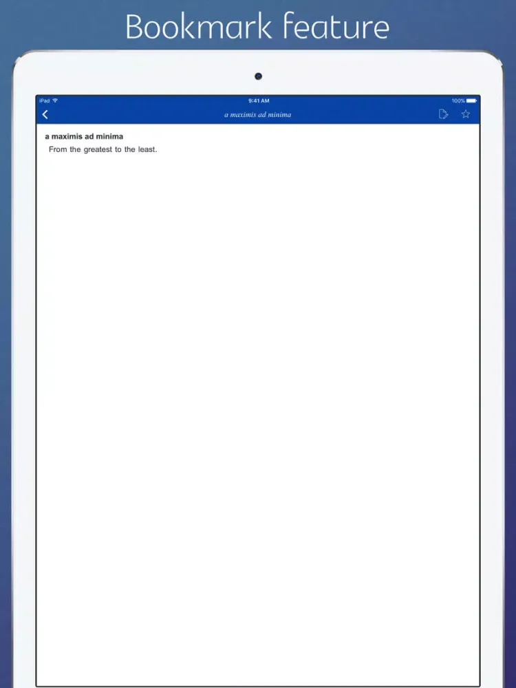 Ảnh chụp màn hình của Law Dictionary - combined version iPad 