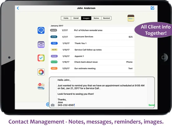 LawnCare Pro Invoicing & More iPad 应用截图