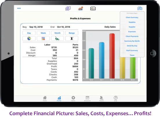 LawnCare Pro Invoicing & More iPad 应用截图