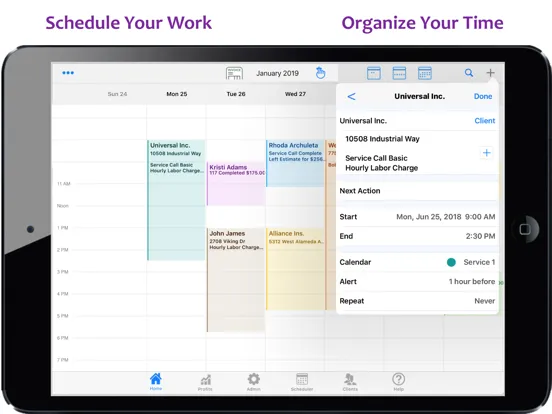 LawnCare Pro Invoicing & More iPad 应用截图