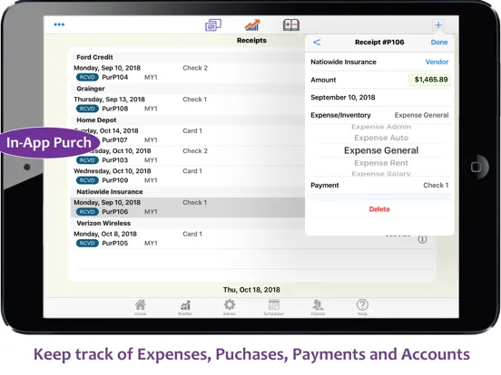 LawnCare Pro Invoicing & More iPad 应用截图