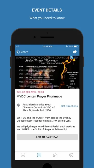 Capturas de pantalla de iMaronite App