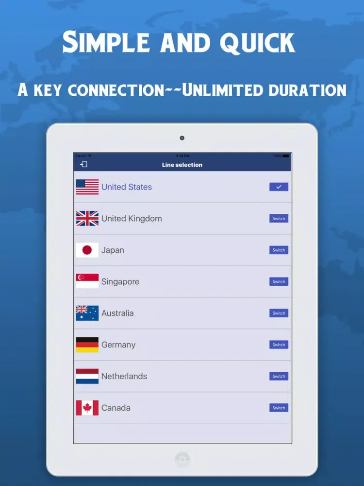 Captures d'écran de VPN - hotspot proxy master iPad 