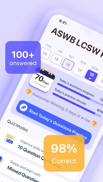 LCSW Test Prep: 2024 Screenshots