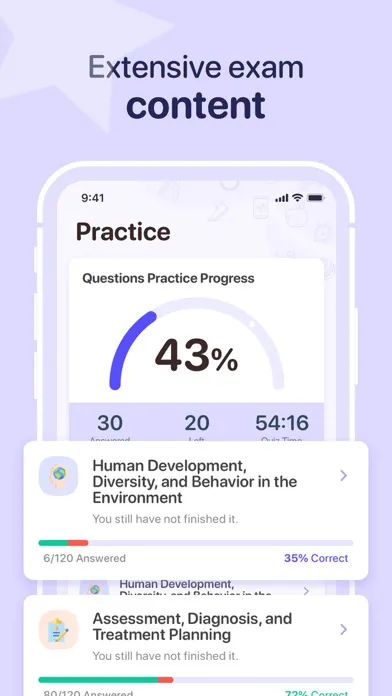 LCSW Test Prep: 2024 Screenshots