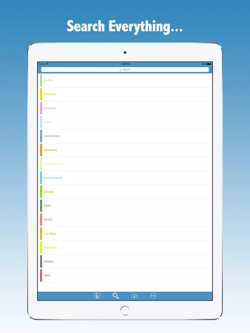 Capturas de pantalla de Daily Infographic iPad 