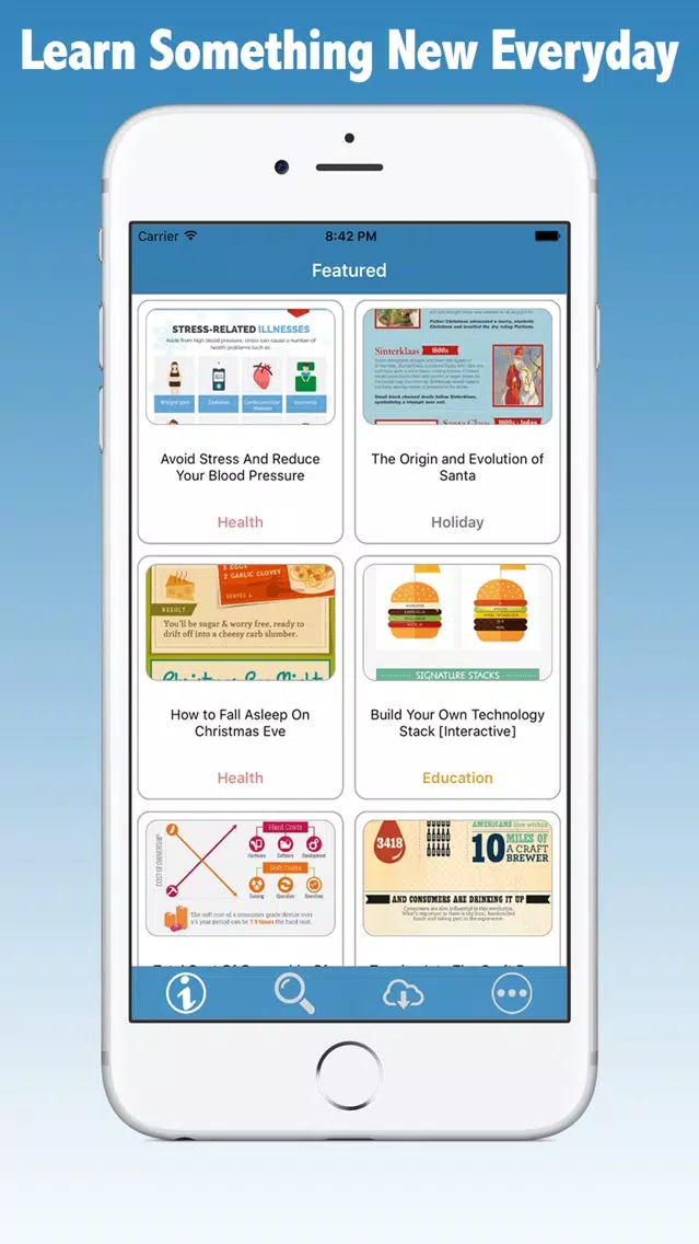 Capturas de pantalla de Daily Infographic