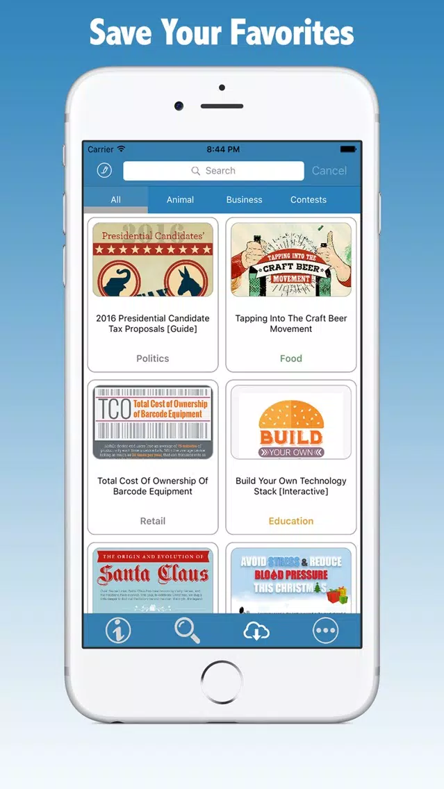 Capturas de pantalla de Daily Infographic