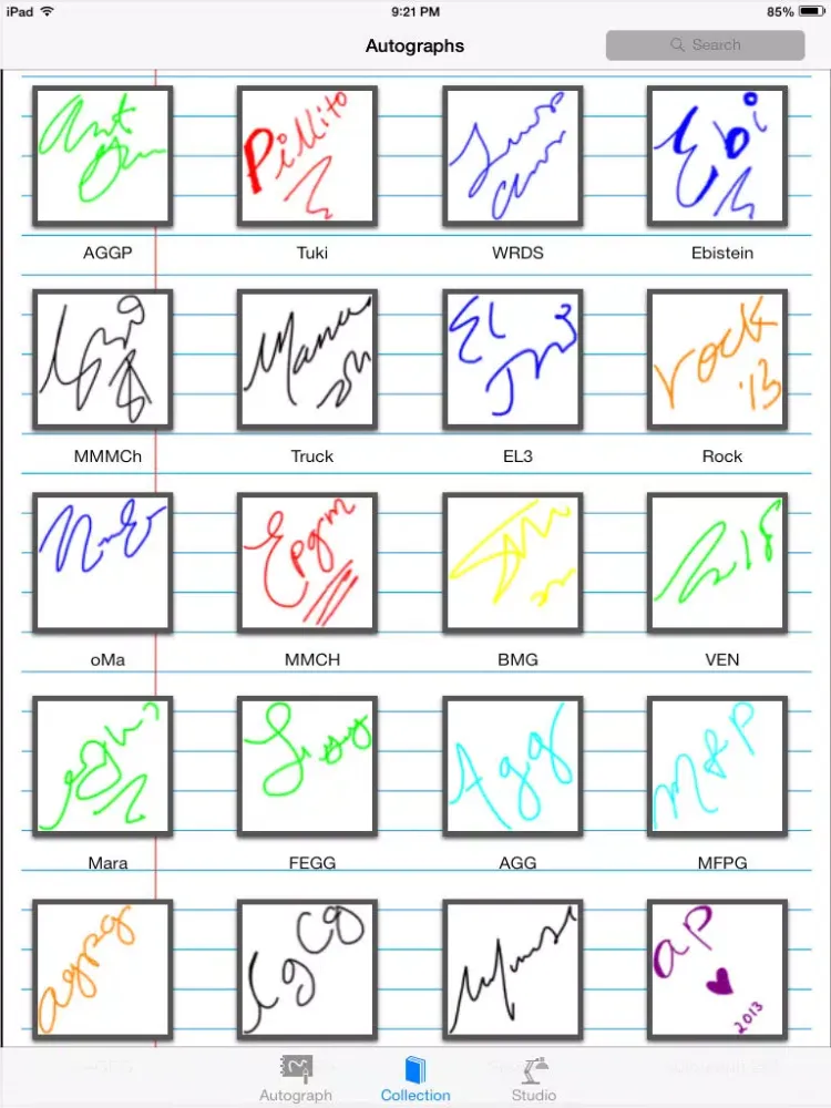 Autograph Studio Lite iPad  স্ক্রিনশট