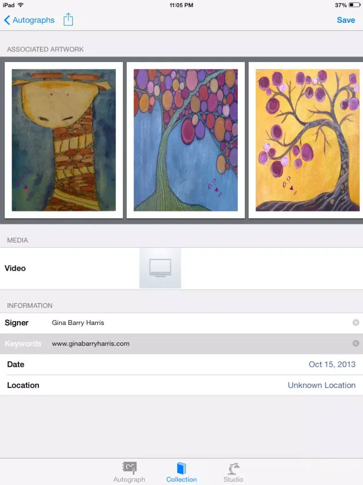 Autograph Studio Lite iPad  স্ক্রিনশট