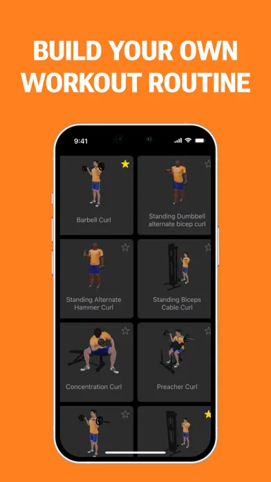 Tangkapan skrin Gym WP - Workout Planner & Log