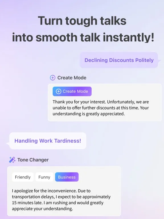 Captures d'écran de LeapMe:AI Keyboard & Assistant iPad 