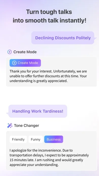 Captures d'écran de LeapMe:AI Keyboard & Assistant