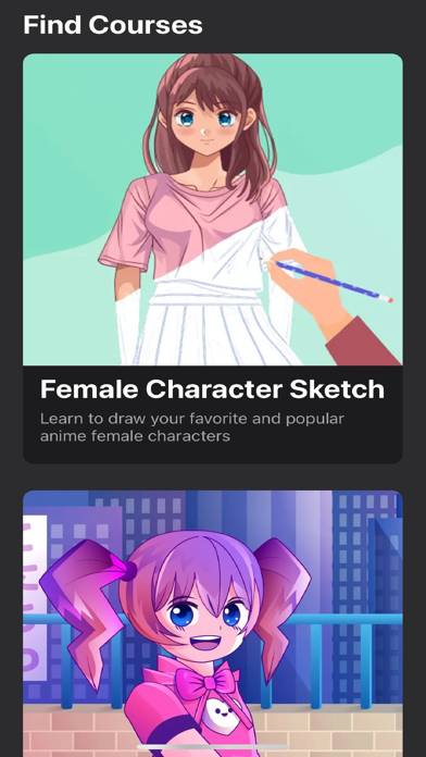 Tangkapan skrin Draw Anime:Easy Steps&Tutorial