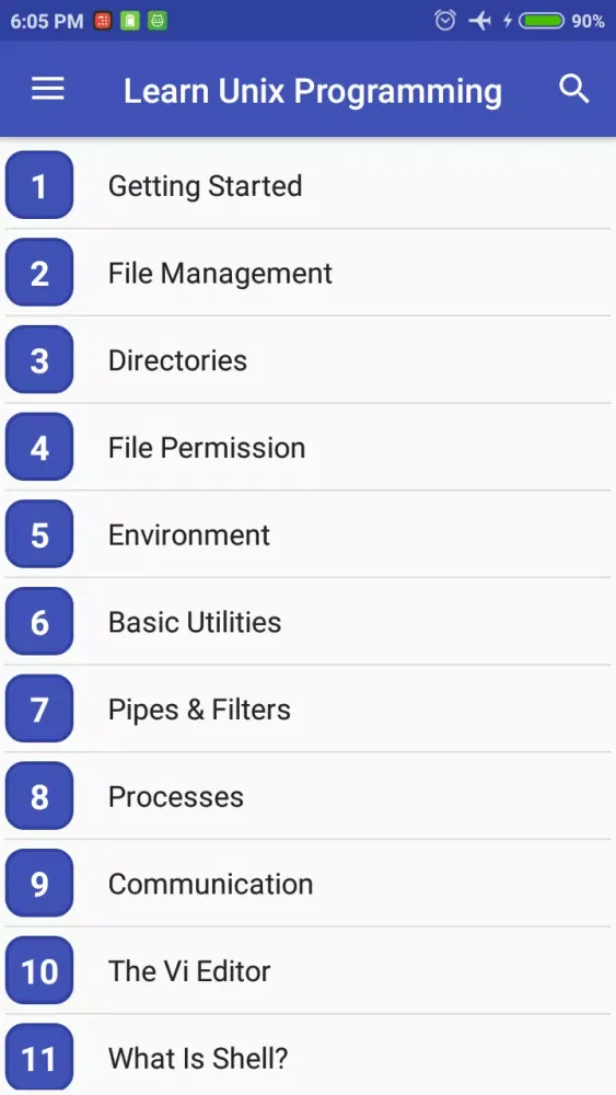Learn Unix & Shell Programming Screenshots