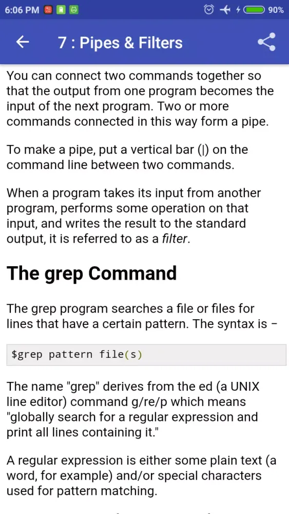 Learn Unix & Shell Programming Screenshots