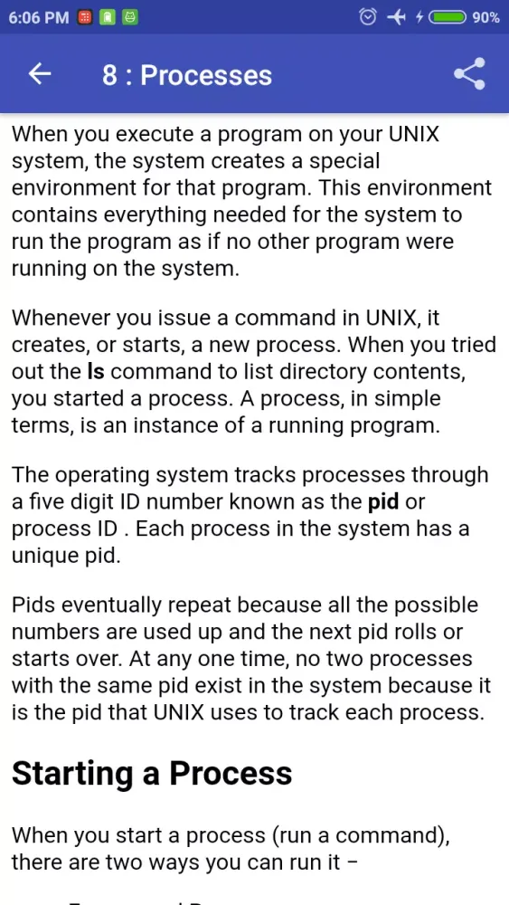 Learn Unix & Shell Programming Screenshots