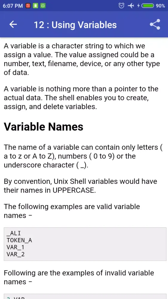 Learn Unix & Shell Programming Screenshots