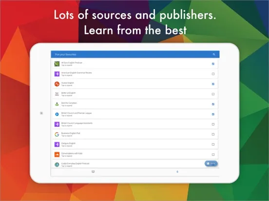 Learn English Podcast & Videos iPad  スクリーンショット