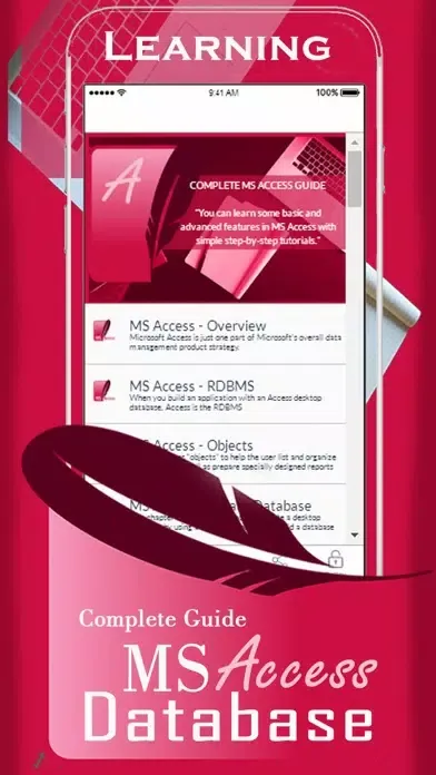 Learn Features of MS Access Database स्क्रीनशॉट