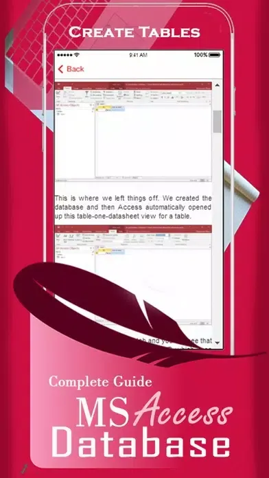 Learn Features of MS Access Database स्क्रीनशॉट
