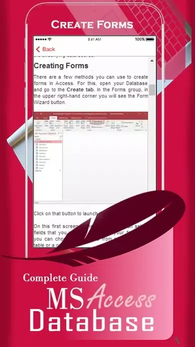Learn Features of MS Access Database स्क्रीनशॉट