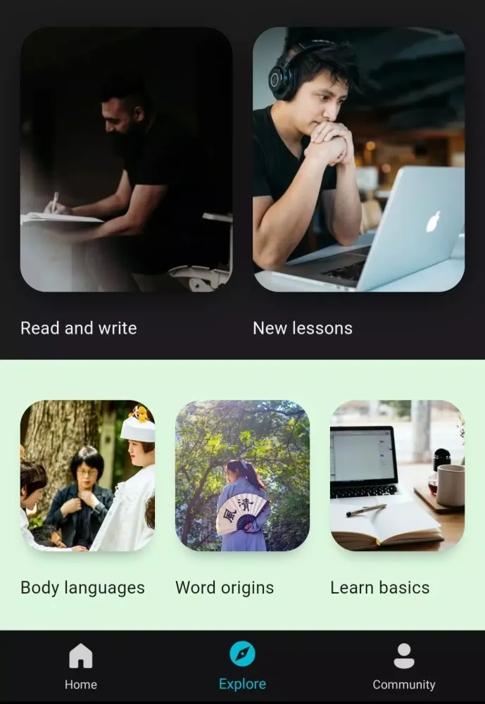 Capturas de tela do Learn Japanese