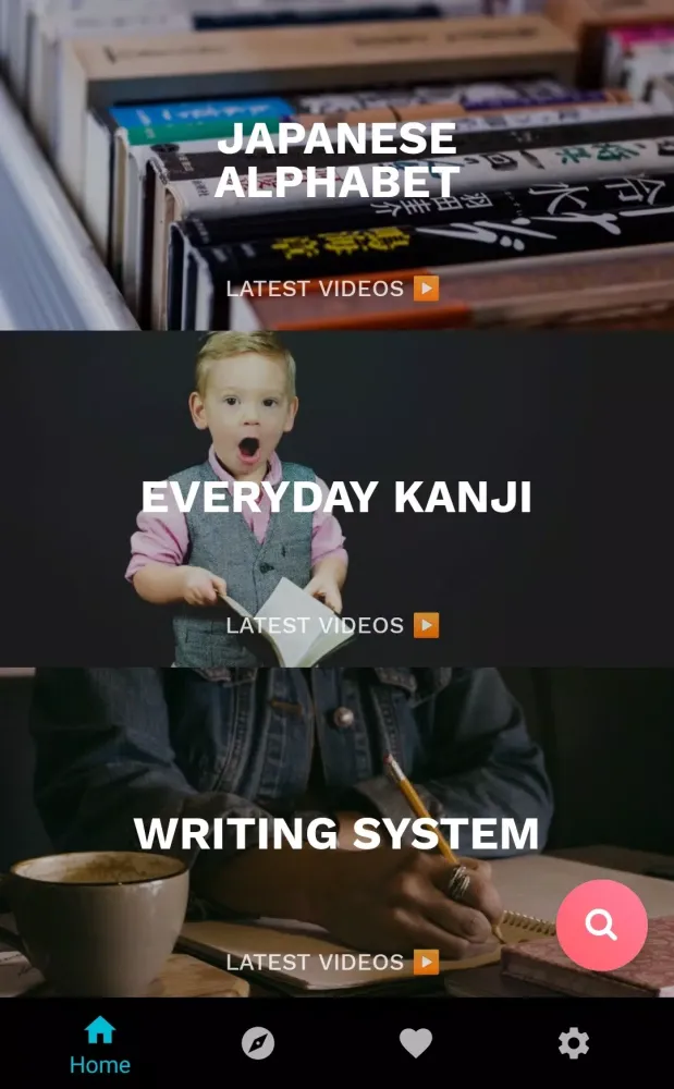 Capturas de tela do Learn Japanese