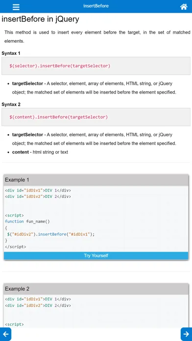 jQuery learn स्क्रीनशॉट