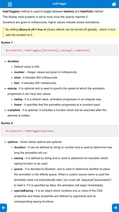 jQuery learn स्क्रीनशॉट