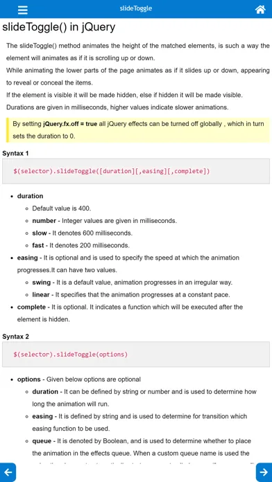jQuery learn स्क्रीनशॉट