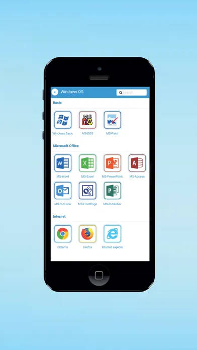 Screenshot di Learn keyboard Shortcut keys